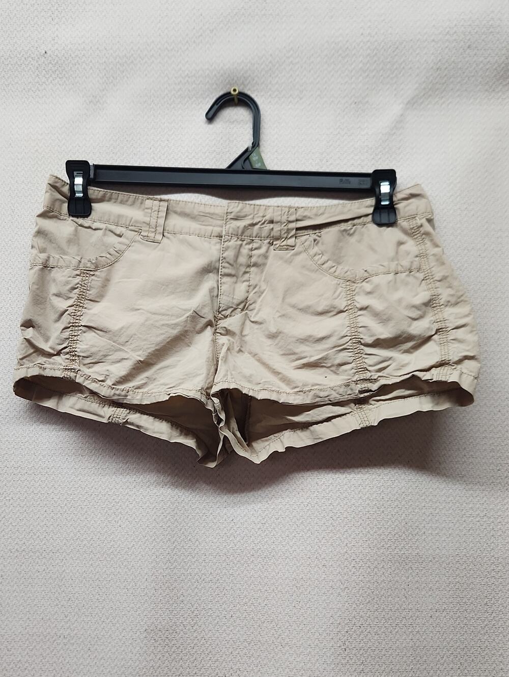 Express Beige Casual Bermuda Shorts